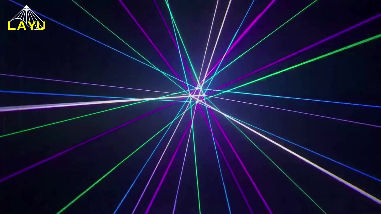 AM420RGB 4 head animation laser light video