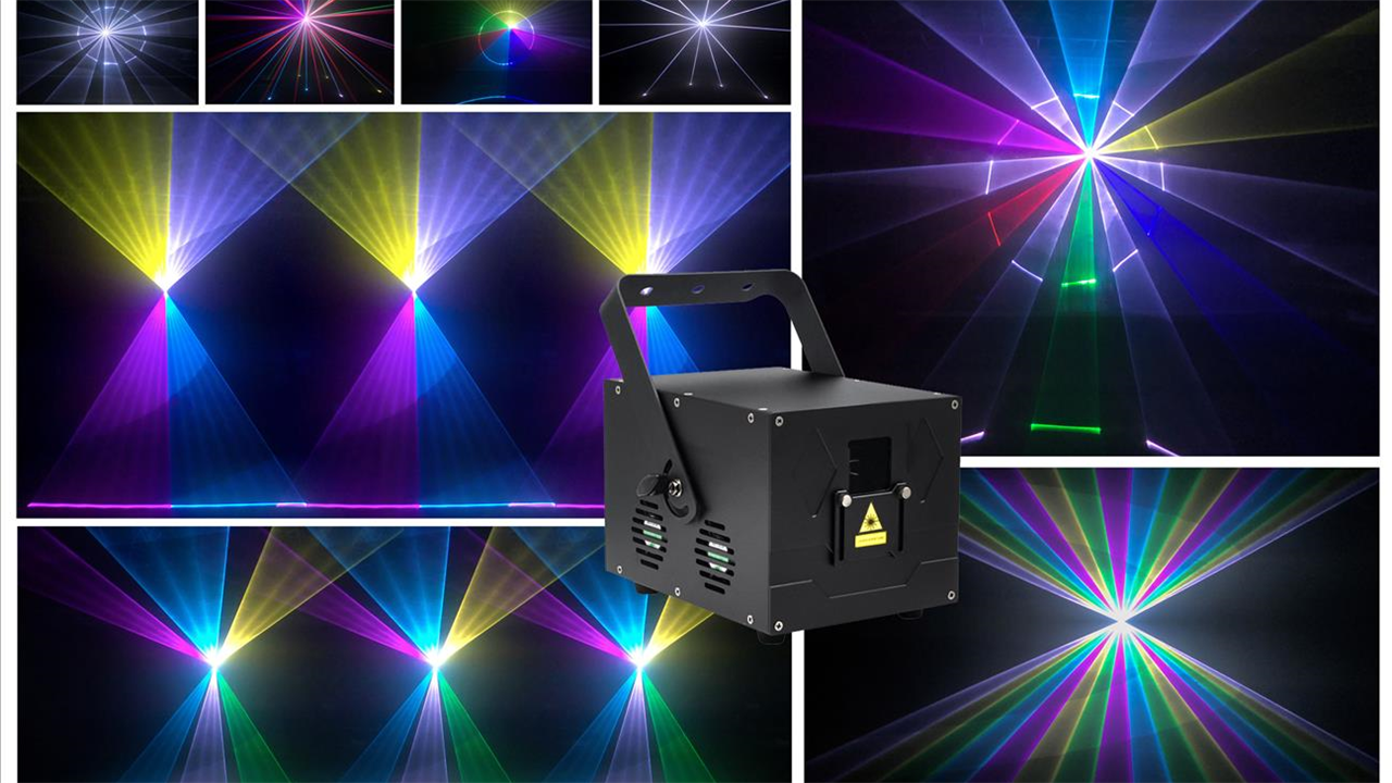 LAYU AD60RGB 5W RGB Graphic DJ party Laser Light Projector